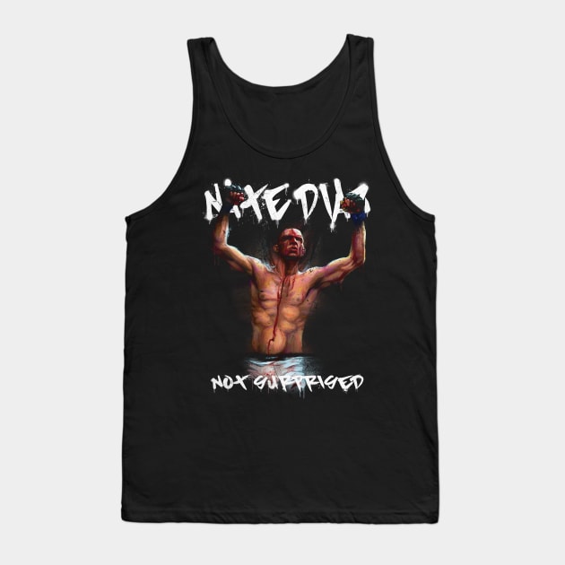 Nate Diaz Not Surprised 2 Tank Top by BlackCollarPolitics